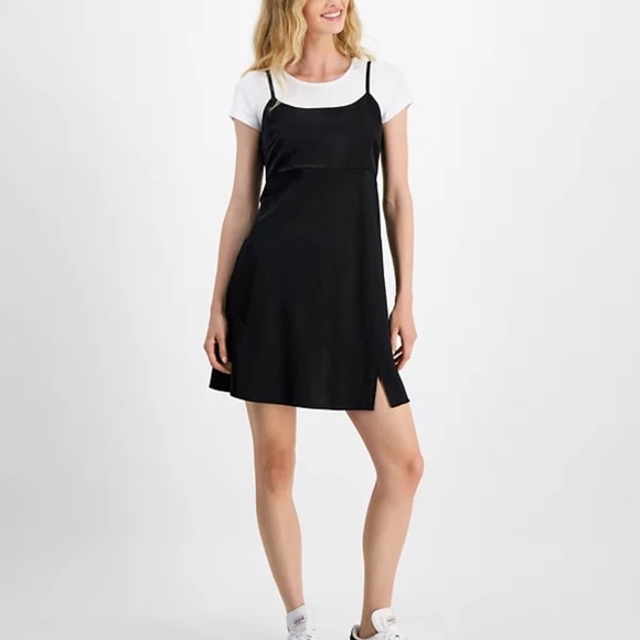 Madden Girl Juniors' 2 in 1 T-Shirt Slip Dress ~ NWT - Picture 2 of 4